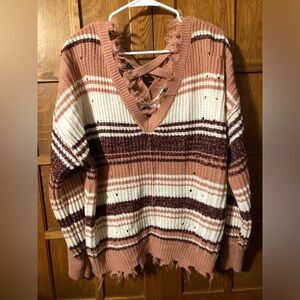 Rue 21 Knitted Long Sleeve sweater